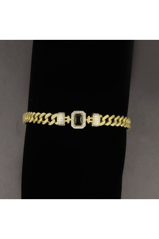 925 Ayar Gümüş Zultanıt Taşlı Gurmet Bileklik