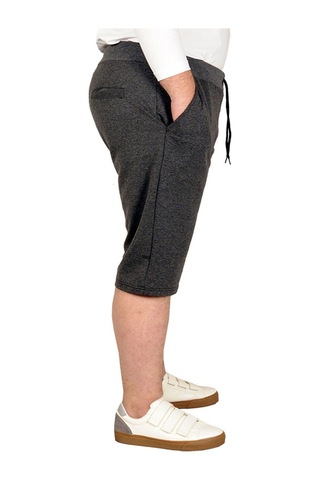 Mode Xl Büyük Beden Erkek Kapri Straight Basic 20500 Antrasit 001