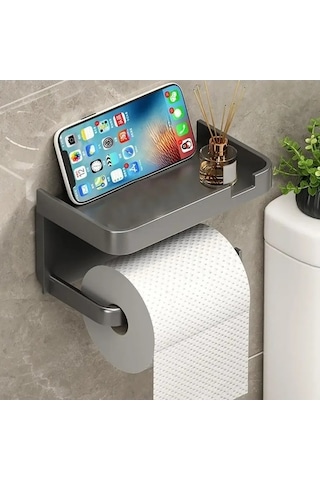 Tongxida Bosphorusboutique Tuvalet Tutucu Siyah Plastik Paslanmaz Beyaz Duvara Beyaz - Md Beyaz - Siyah Beyaz - Siyah