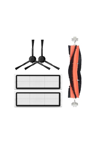 Xiaomi Mop 2 Pro+3D (KAMERALI-PLUS) Uyumlu Fırça Hepa Filtre Seti