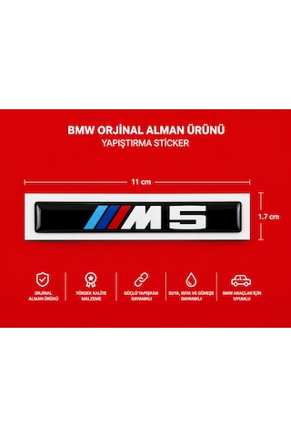 Bmw M5 Araçlar İçin Alman Ürünü Yapıştırma Sticker 0