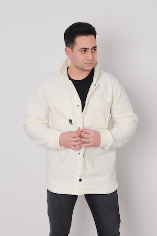 Fkfashion Süet Gömlek 22FK0118 Beyaz