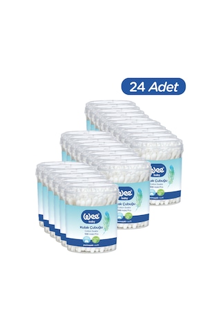 100'lü Bebek Kulak Çubuğu (100x24 2400 Adet)