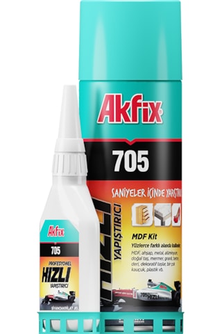 Akfıx 705 Mdf Hızlı Yapıştırıcı Kit 400ml