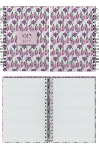 Tulip-big 17x24 Çizgili Defter Karışık