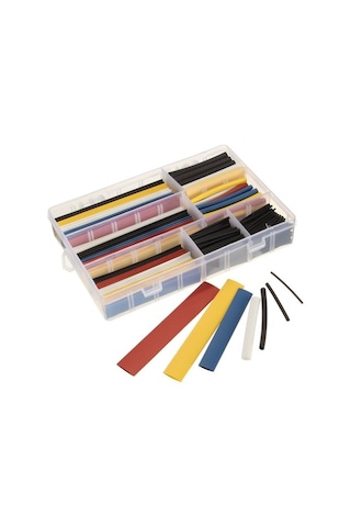 Bakayelektronik-Isı Polyolefin Shrink Boru Daralan Makaron Set (Kutulu) 140 Adet