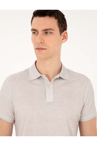 Pierre Cardin Erkek Bej Tişört 50288926-vr011 Bej