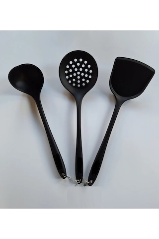 Periboia Yanmaz Yapışmaz Silikon Kaplama 3 Lü Mutfak Yemek Hazırl