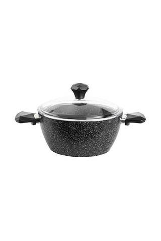 Tantitoni Siyah Gemme Granıtte Granit Derin Tencere 18cm