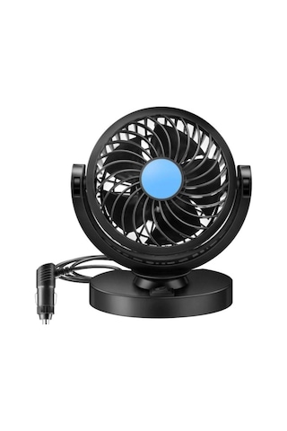 Araç İçi 360 Derece Dönebilen Soğutucu Araç Vantilatör 12v Çakmak