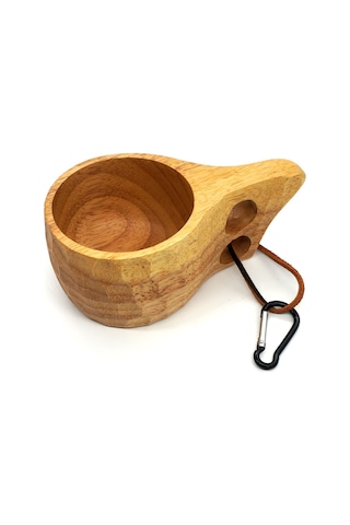 Rox Wood 001 Kuksa Ahşap Bardak Desenli