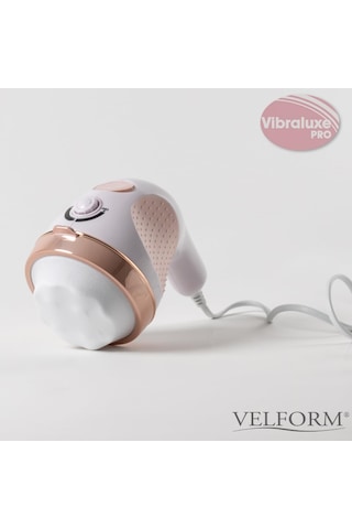 Velform Vibraluxe Pro Masaj Cihazı + 6 Ekstra Dosya - Cilt Sıkılaştırma, Titreşim Ve Döndürme, Selülit Masajı, Ponza Taşı, Diyet Planı, Vücut Ve Cilt İçin Sağlıklı Yaşam Ve Güzellik Bakımı
