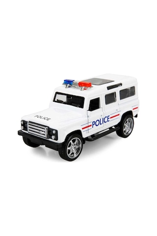 Işıklı Polis Jeep Model Arabalar 12 Cm