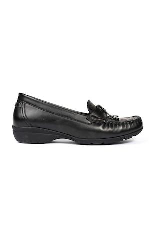 Greyder 25593 Zn Deri Comfort Casual Kadın Ayakkabı Siyah
