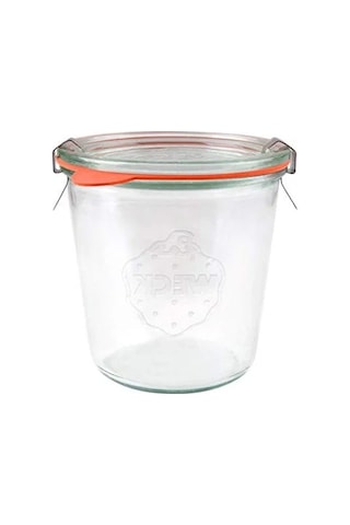 580 Ml Uzun Kavanoz, Weck Mold Serisi Açık Kahverengi