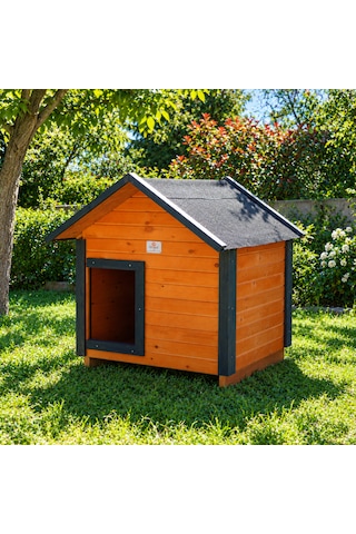 Orta Irk Ahşap Köpek Kulübesi