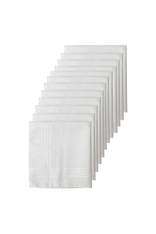 12li Paket Klasik Cep Bayram Mendili %100 Pamuklu 30x30 Cm Renkli