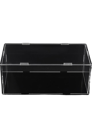 Anjiexun 1:24 Pres Döküm Oyuncak Araba İçin 1 Şeffaf Dolap 25,5x12,5x10 Cm Diğer