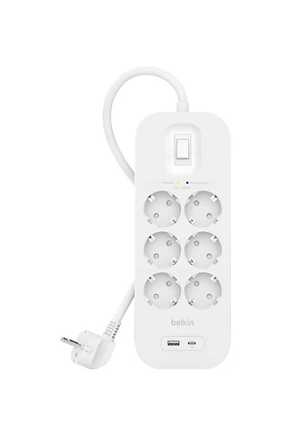 Belkın Usb-c-usb-a 6x Akım Korumalı Priz 2m
