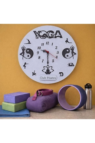 Yoga İçin Yeni Tasarım Modern Duvar Saati Şık Ve Kalite Bir Arada No:a114 Siyah