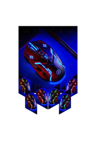 TechTic G5 Mekanik E-Spor PUBG RGB Oyun Gaming Mouse