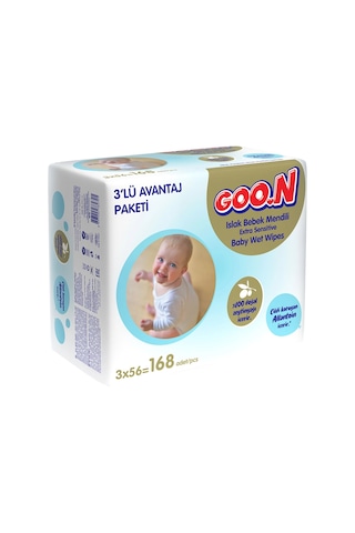 Goon Sensitive Hassas Ciltler Için Islak Havlu Mendil 6 X 56'Lı