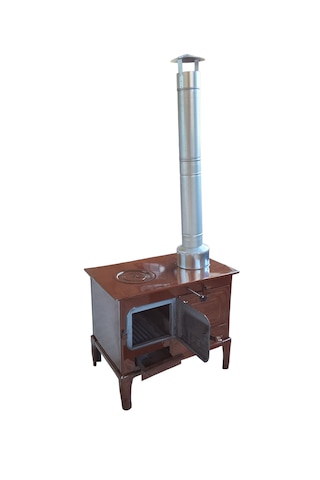 Fırınlı Kamp Sobası Emaye Kuzine Soba