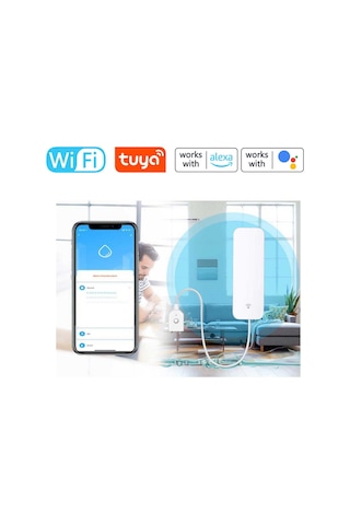 Tuya Uyumlu Wifi Su Baskını Sensörü