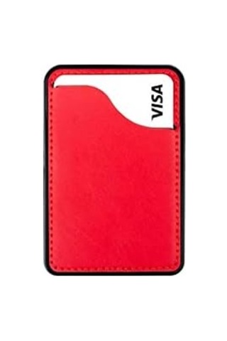 Telefon Kılıflarına Uyumlu Telefon Arkası Kartlık Yapışkanlı Kırmızı