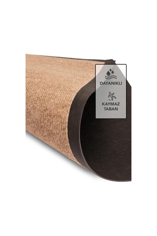 Ps017a Bej Kaymaz Taban Nem Alıcı Toz Alıcı Dayanıklı Kapı Önü Paspası Uv Dayanıklı 40x60