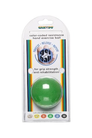 Cando 1493 Orta Sıkma Egzersiz Topu Yeşil