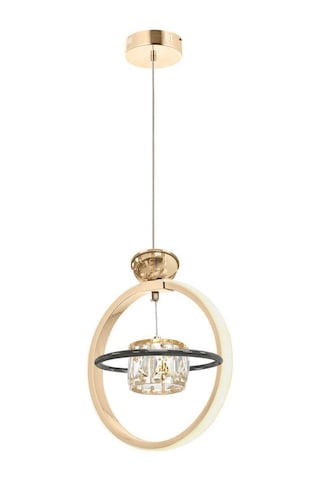 Eray Aydınlatma Sl001 Gold Taşlı Led Avize Sarı