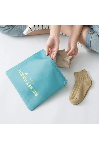 Yaozixa Gri Seyahat Sıralama Seti 6'lı Büyük Boy Paketleme Kutuları - Organize Ve Kolay Taşıma Gri