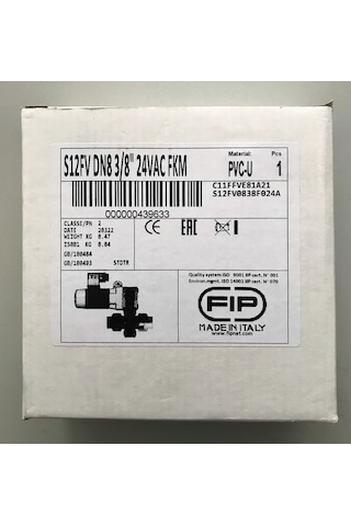 Fıb S12 Selenoıd Vana