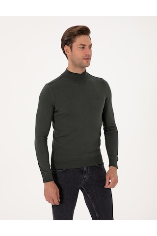 Pierre Cardin Erkek Koyu Haki Kazak /triko 50314176-vr111 Koyu Haki