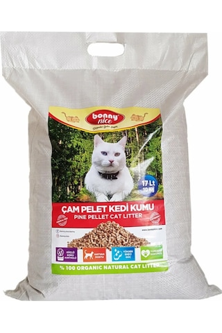Bonny Nice Organik Çam Pelet Kedi Kumu 3 x 17 L Bonny Nice Organik Çam Pelet Kedi Kumu 3 x 17 L