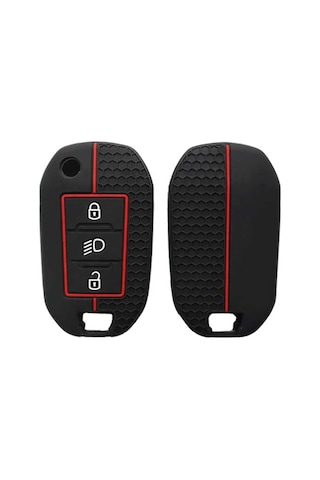 Gma Keys Peugeot 301 308 208 508 2008 3008 Citroen C3 C4 Opel Combo Farlı Petek Desenli Anahtar Kılıfı