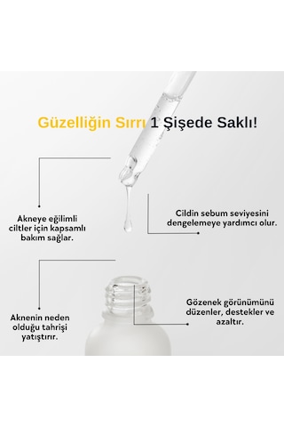Aclind Active 4d No:3 Gözenek Sıkılaştırıcı Ve Sebum Dengeleyici Serum - Akneye Eğilimli Ciltler 30