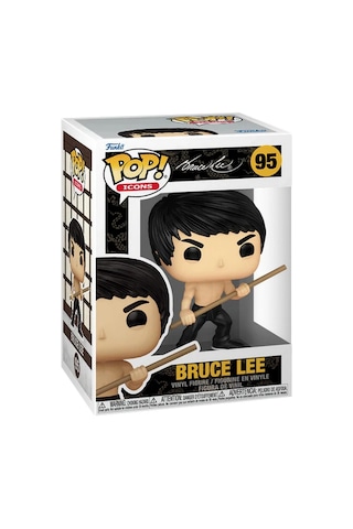 Funko Pop Icons: Bruce Lee With Bo Staff