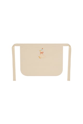 %100 Pamuk Hambez Çocuk Mutfak Ve Etkinlik Önlük Krem