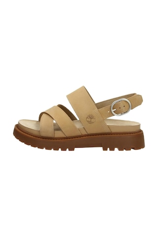 Timberland Backstrap Sandal Tb0A61T4En31-Medıum Beıge Nubuck Bej