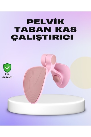 Pelvik Taban Ve Uyluk Egzersiz Aleti Ev Tipi Taşınabilir Pembe