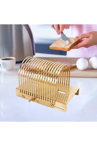 Homyl Ekmek Dilimleyici Pişirme Aleti Ev Yapımı Ekmekler Altın