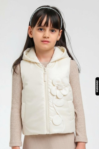 Xo Kids Kız Çocuk Yelek 1-4 Yaş 39628 Krem