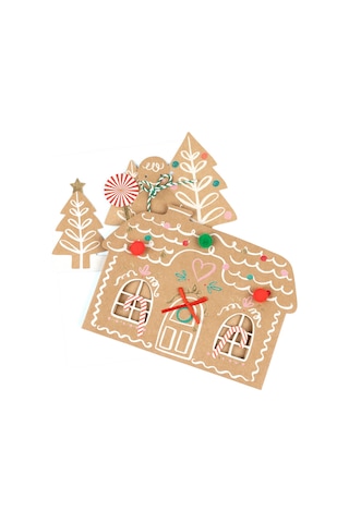 Meri Meri - 3d Tebrik Kartı - Gingerbread