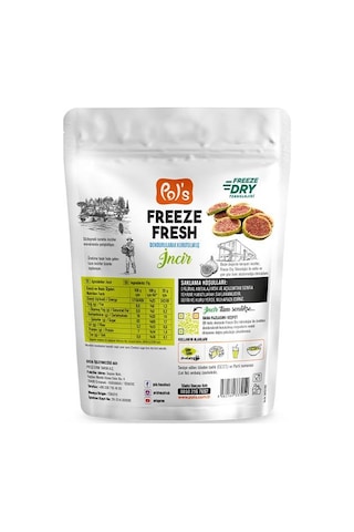 Pol S Freeze Fresh Dondurularak Kurutulmuş İncir 20 Gr 20 G