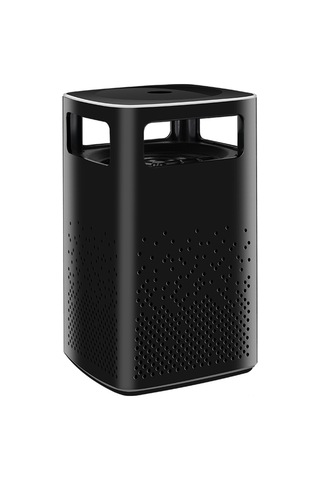 Qingmipy Ev İçin Usb Güneşleştirici Led Işıklı Sessiz Elektronik Mus Musu Öldürücü Tuzağa - Siyah