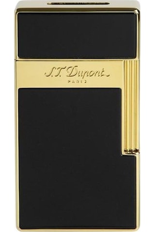 S.t. Dupont Bq Big D Golden Shiny Black Lacquer Çakmak 25002