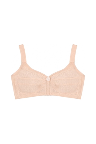 Cottonill Bra -rosina Ten Büyük Beden Dantelli Balensiz Minimizer Ayarlanabilir Askılı Kadın Sütyen