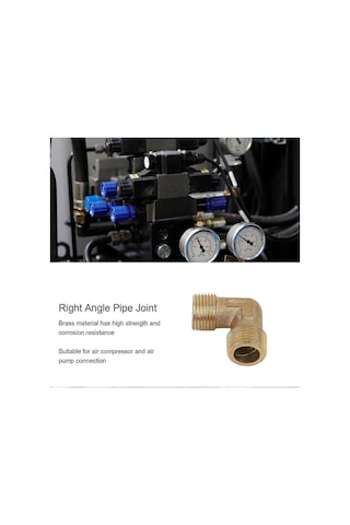 Dik Açı Boru Bağlantısı Pirinç Pompa Kontrol Vanası Bağlantı Dirsek Hava Kompresörü Bağlantı Parçaları G3/8 P20241126373